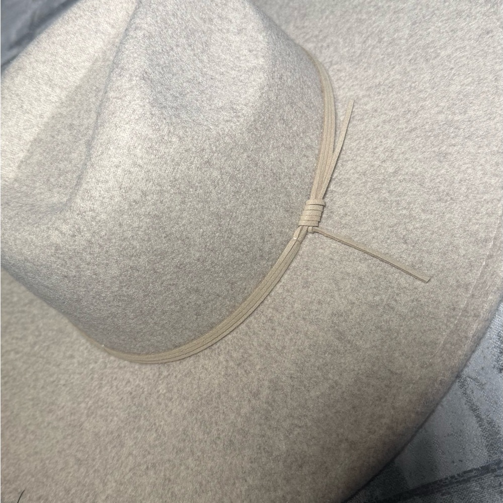 Sonoma Cream Wide-Brim Felt Fedora with Band - Picture 3 of 5